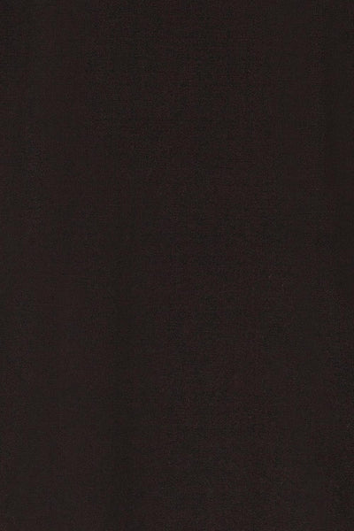 Kilkenny Black T-Shirt Dress | La petite garçonne fabric