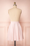 Kimidori Light Pink Flowy Short Skirt back view | Boutique 1861