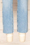 Kirov Washed Blue High-Waisted Jeans | La petite garçonne  bottom