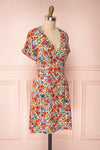 Klasina Colourful Button-Up Short Dress | Boutique 1861 side view