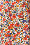 Klasina Colourful Button-Up Short Dress | Boutique 1861 fabric
