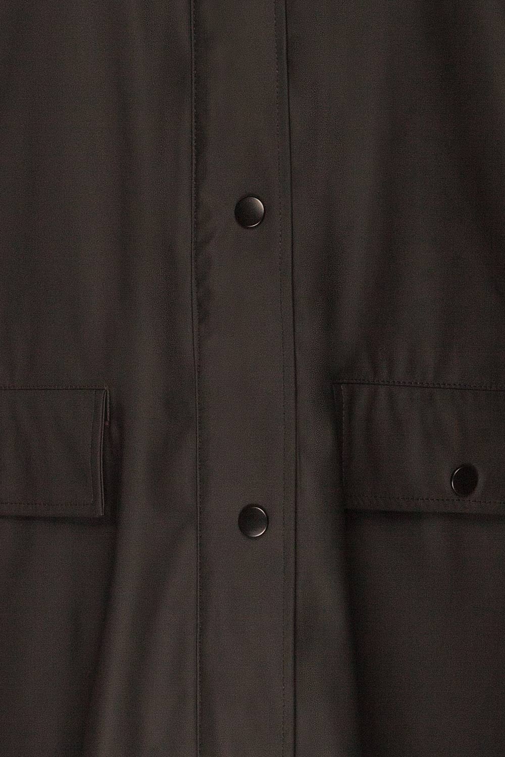 Klodzko Black Wide Hooded Rain Coat | La petite garçonne fabric