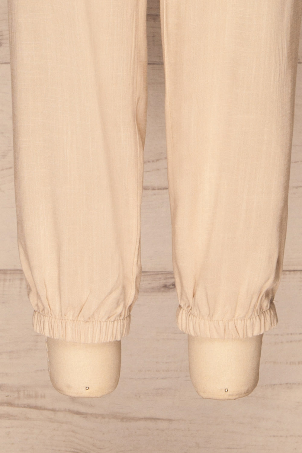 Kmesmi Light Taupe Beige High Waist Pants | La petite garçonne bottom 