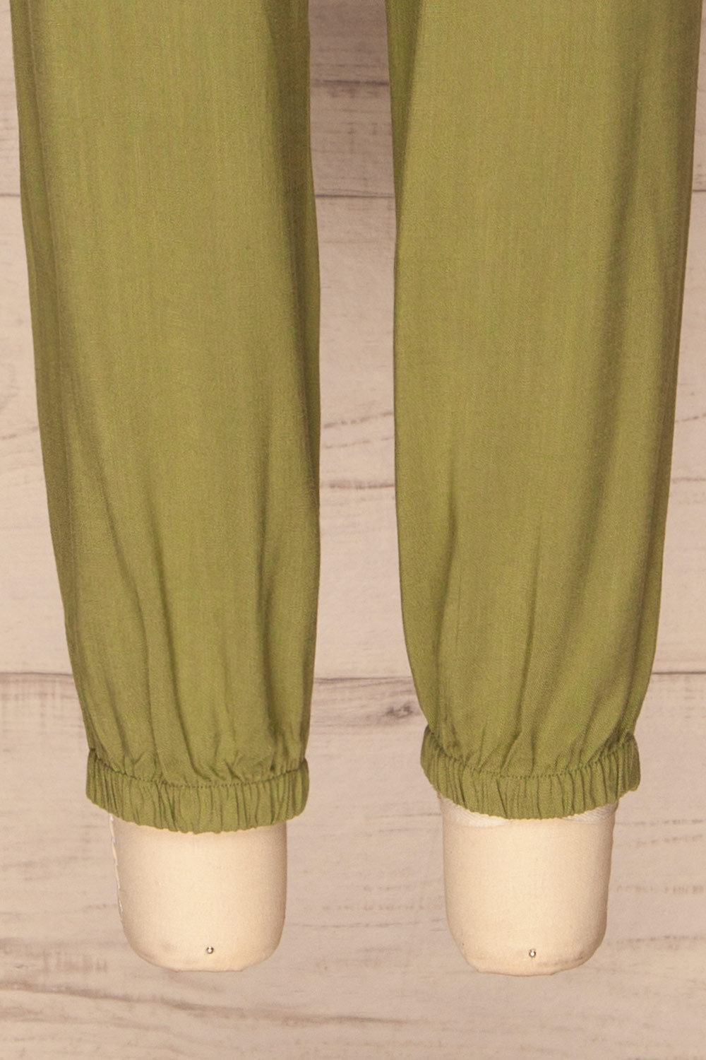 Kmesmi Olive Green High Waist Pants | La petite garçonne  bottom 