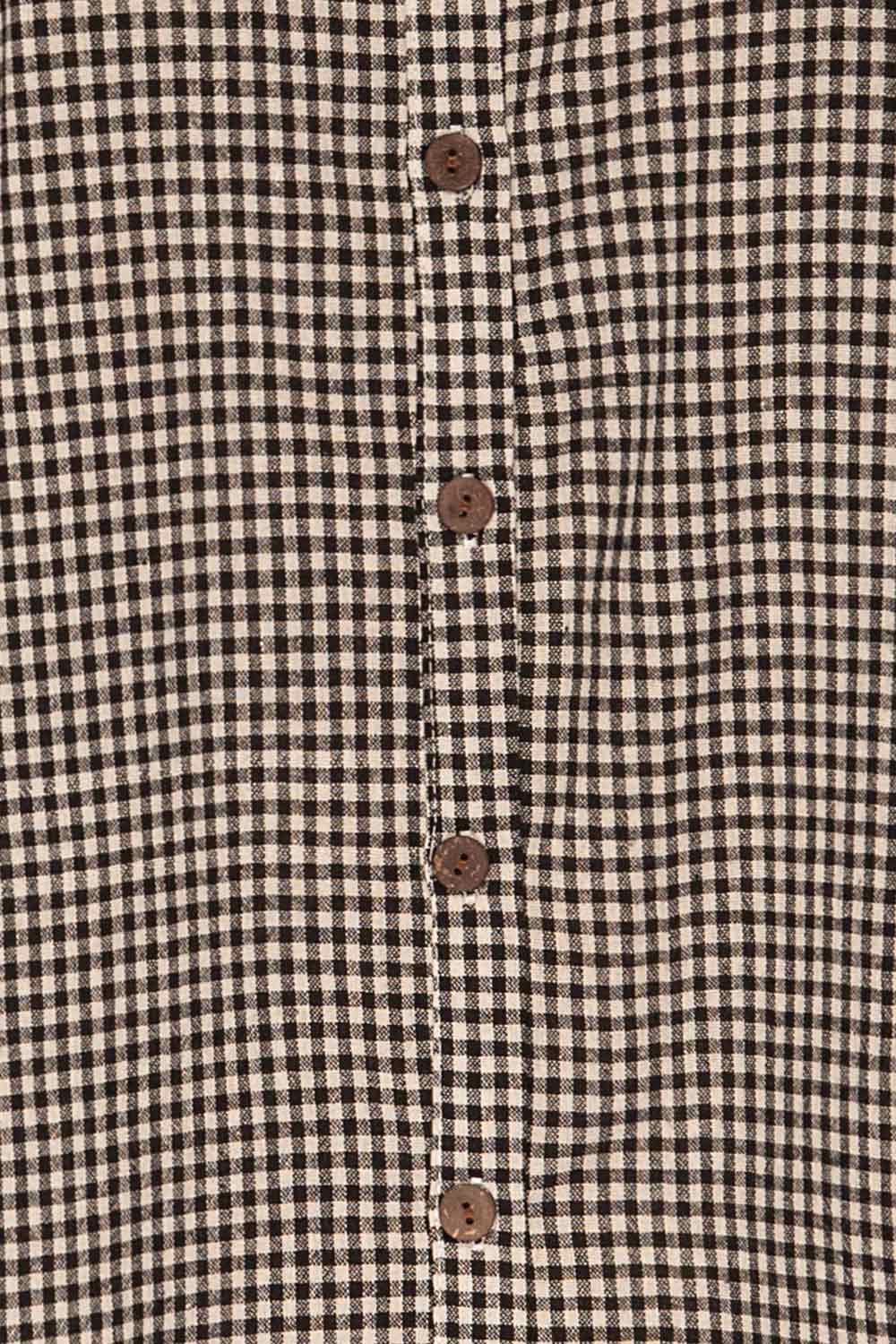 Knurow Black & White Shirt | Chemise fabric | La Petite Garçonne