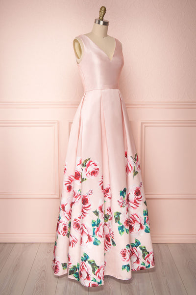 Kohei Pixie | Pink Floral Gown