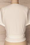 Kordelio White Short Sleeved Wrap Top | La Petite Garçonne 6