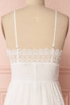Edit website SEO Kornelia White Lace & Plumetis Layered Dress back close-up | Boudoir 1861