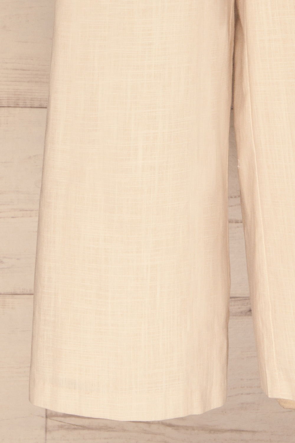 Koszalin Beige Wide Leg Pants | La petite garçonne legs