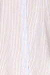 Kouvola Bleu Striped Shirt | Chemisier | La Petite Garçonne fabric detail