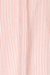 Kouvola Rouge Striped Shirt | Chemisier | La Petite Garçonne fabric detail