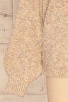 Kozle Beige Fuzzy Knitted Sweater | La petite garçonne  bottom