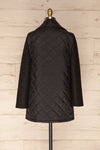 Kujawska Black Quilted Coat w/ Shawl Collar  | BACK VIEW | La Petite Garçonne