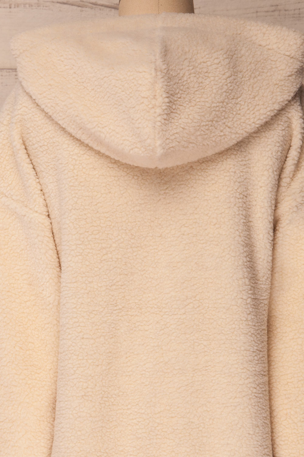 Labin Ivory Wooly Fleece Sweater with Hood | La Petite Garçonne 8