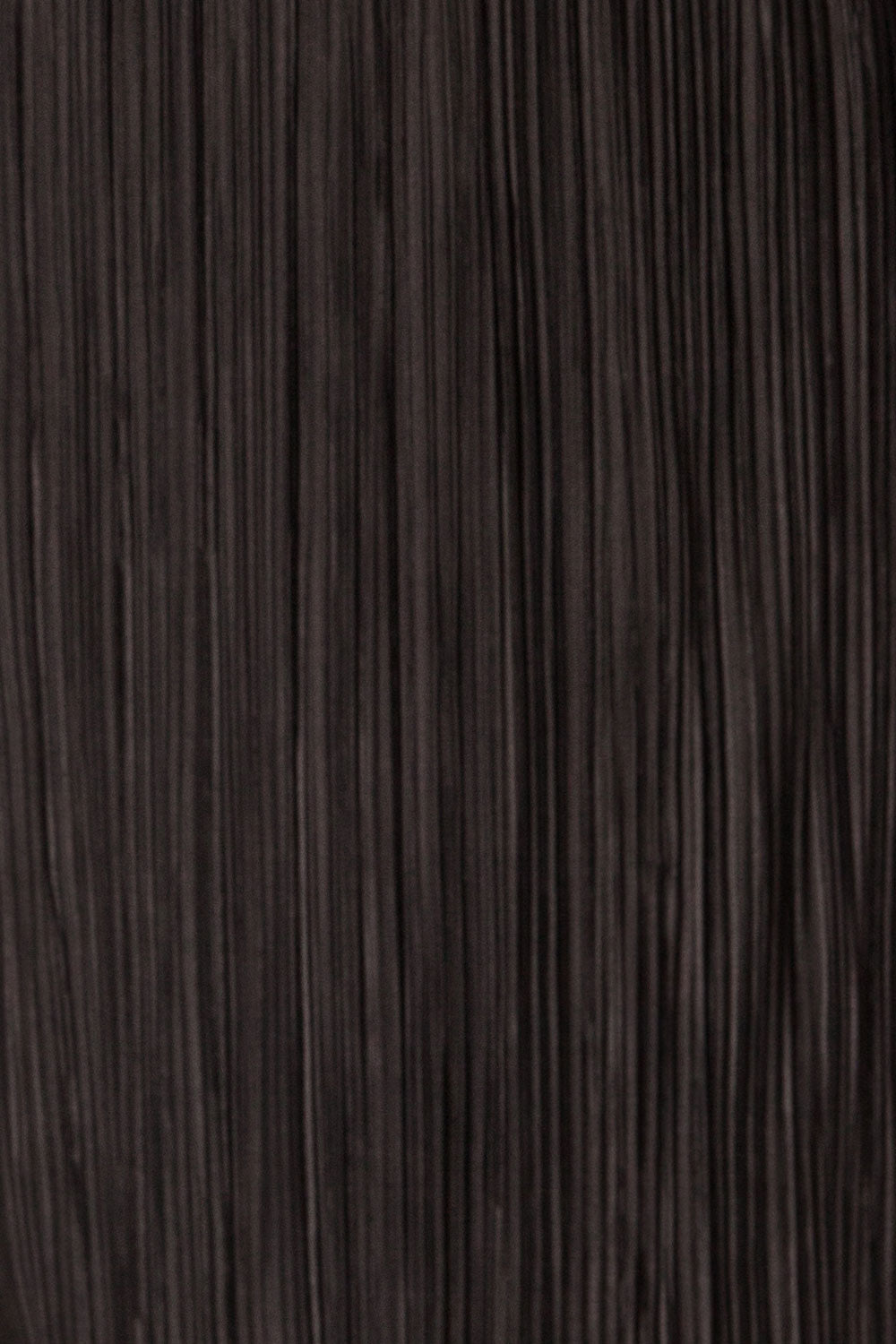 Lamia Black Long Sleeve V-Neck Midi Dress | La petite garçonne fabric 