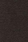 Lancut Grey Vertical Lines Short Dress | La petite garçonne  fabric