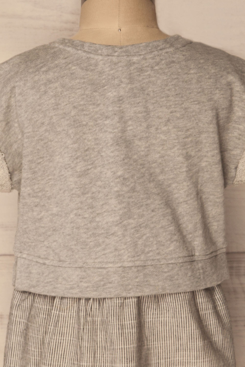 Lapela Mini Grey | Robe Évasée Grise