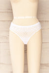 Larvik White Lace Bikini Underwear | La petite garçonne front view