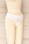 Larvik White Lace Bikini Underwear | La petite garçonne side view