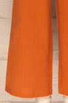 Laskowice Orange Wide Straight Leg Pants | La petite garçonne legs
