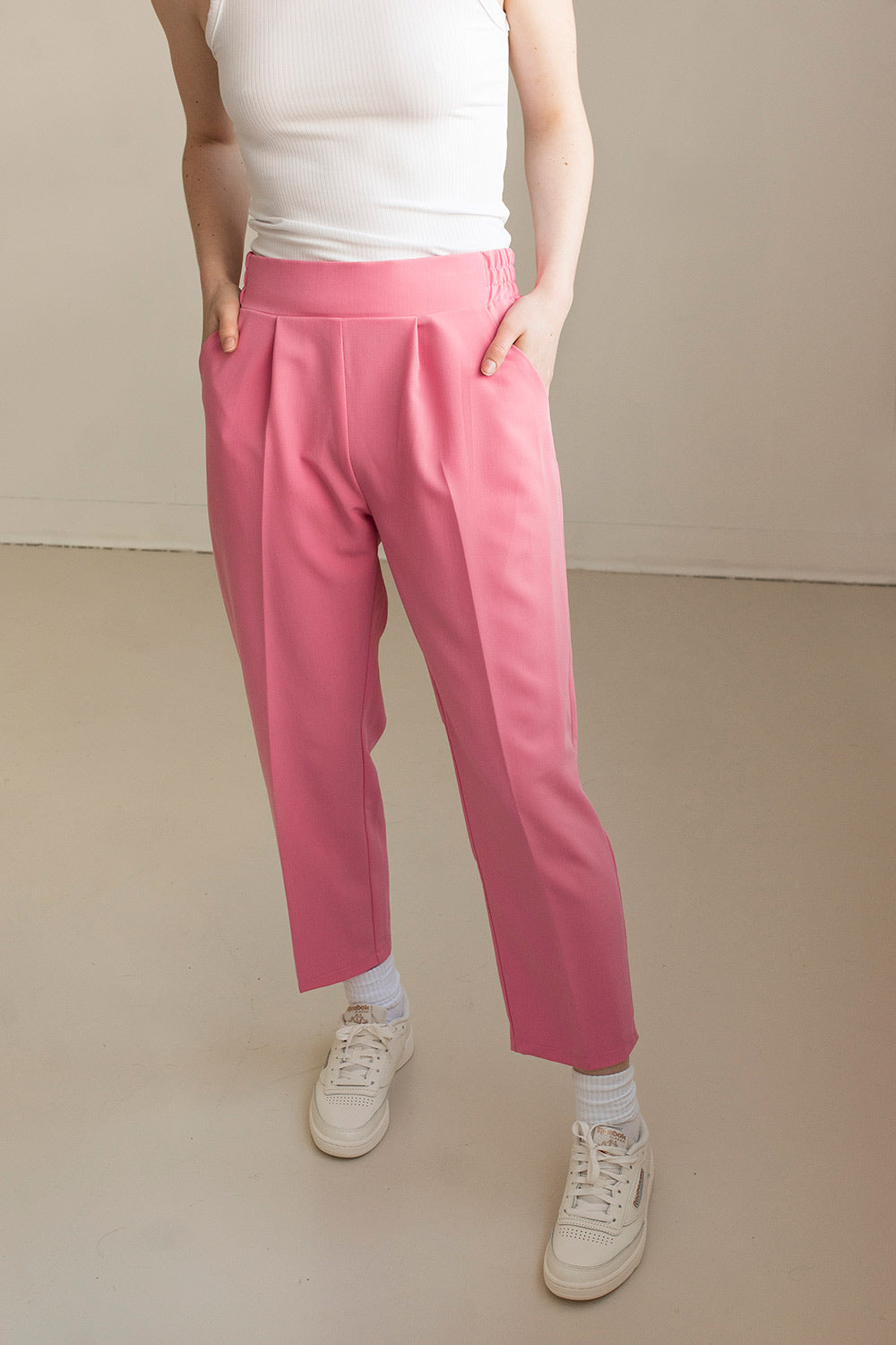 Lara Linen Pants in Pink – Brazilian Leaves Fashion