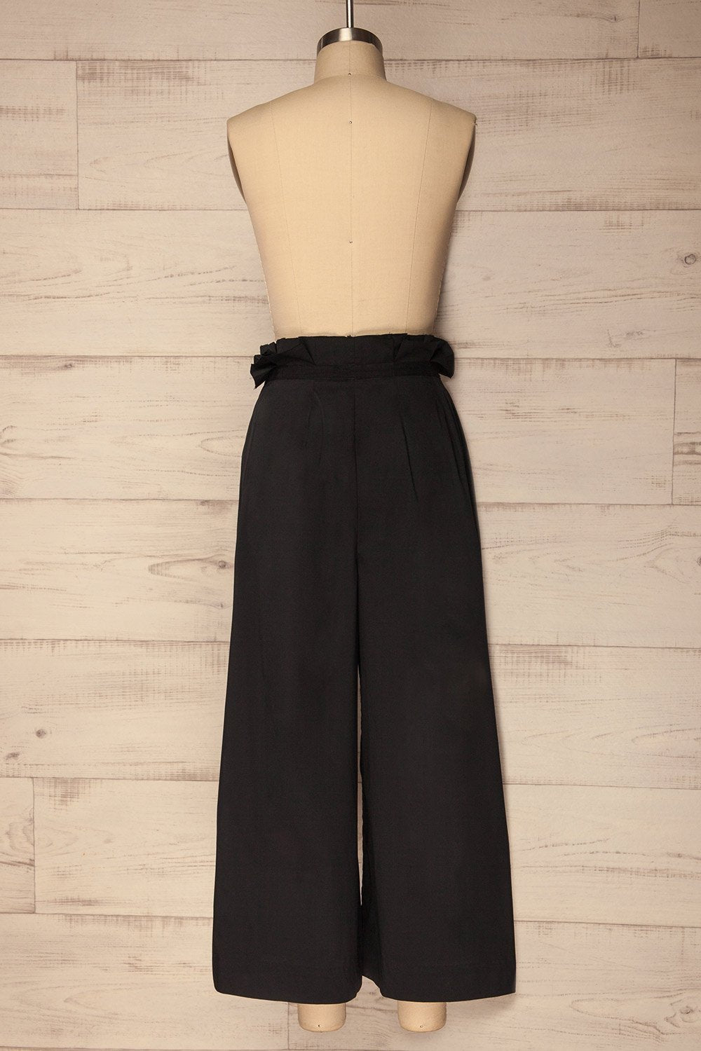 Lavrion Black Wide Leg Cropped Pants | La Petite Garçonne Chpt. 2