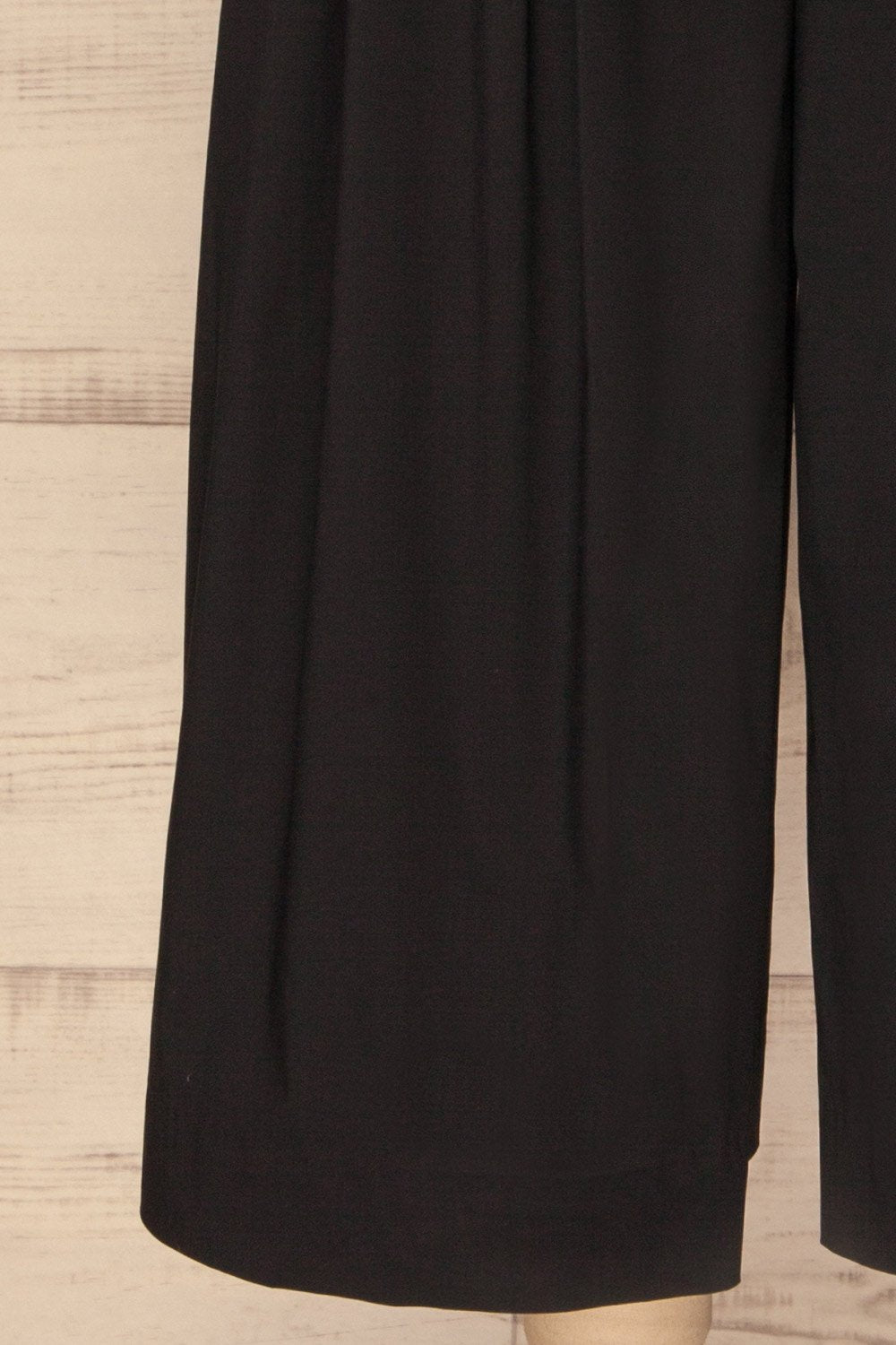 Lavrion Black Wide Leg Cropped Pants | La Petite Garçonne Chpt. 2