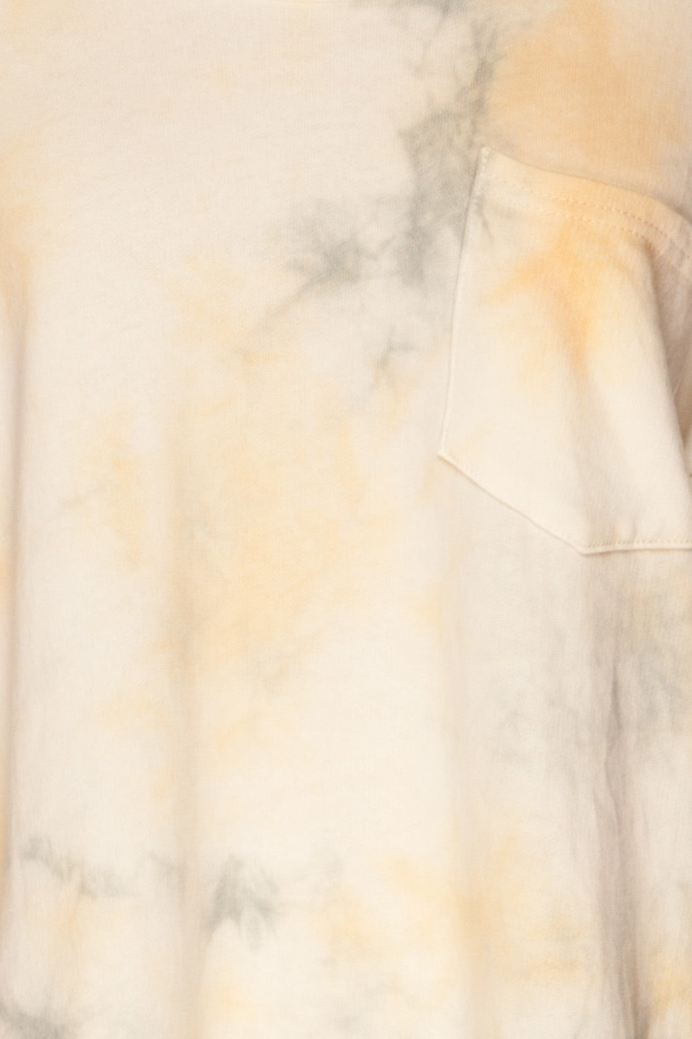 Leiria White Tie Dye Pocket Sweater | La petite garçonne fabric 