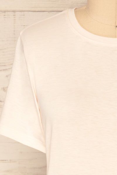 Lespa Pink Basic Jersey T-Shirt | La Petite Garçonne 2