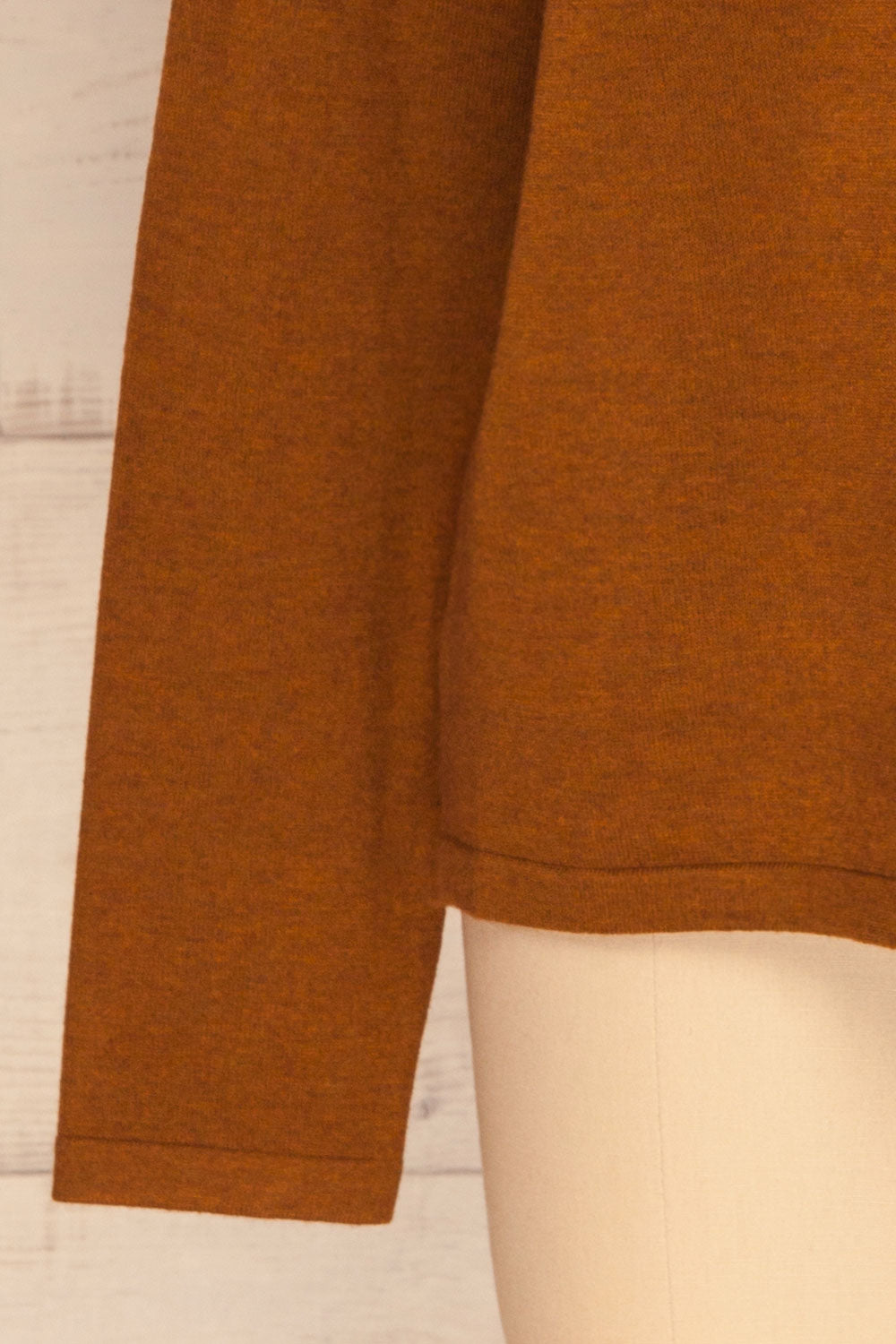 Lezajask Brown Long Sleeve Top | La petite garçonne bottom 