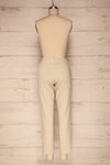 Lillesand Cream Thin Stripes Fitted Pants | La petite garçonne back view