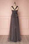 Linaya Charcoal | Bustier Empire Gown