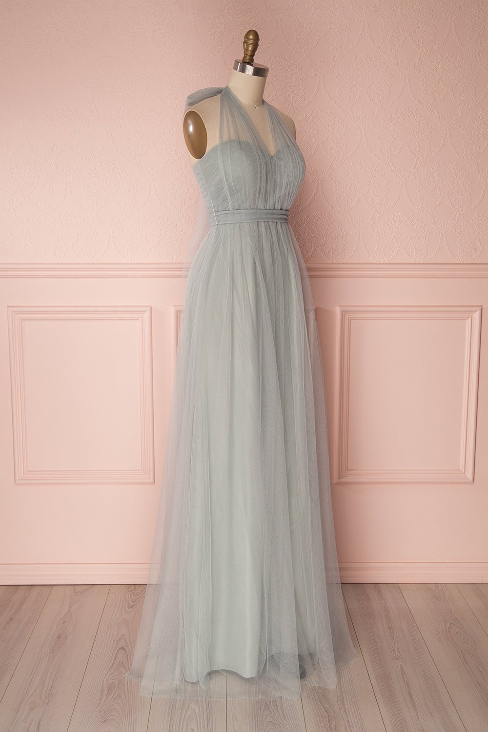 Linaya Eucalyptus | Sage Bustier Gown