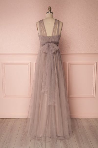 Linaya Sand | Taupe Bustier Gown