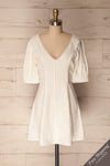 Liosia White Puff Sleeved Summer Dress | La Petite Garçonne