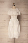 Lippelo White Midi Dress With Embroidery | La Petite Garçonne Chpt. 2