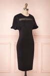 Livsia Black Cocktail Dress with Cut-Outs by Ted Baker | Boutique 1861 side view