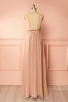Liwei Douceur Taupe Sequin & Crepe Gown | Boutique 1861
