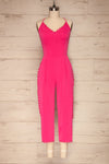 Lobzenica Bright Pink Cropped Jumpsuit | La petite garçonne