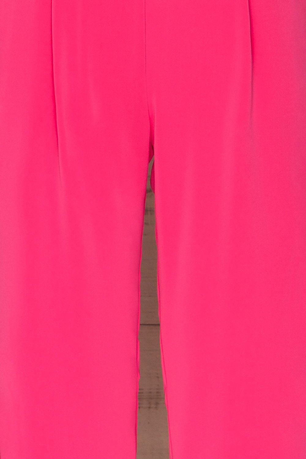 Lobzenica Bright Pink Cropped Jumpsuit fabric | La petite garçonne
