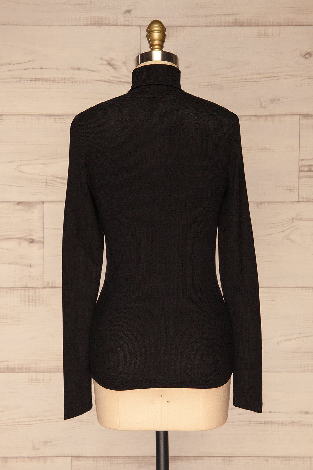 Loksa Black Turtleneck | Col Roulé Noir back view | La Petite Garçonne