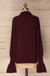 Louredo Burgundy Long Sleeved Soft Knit Sweater | La Petite Garçonne 5
