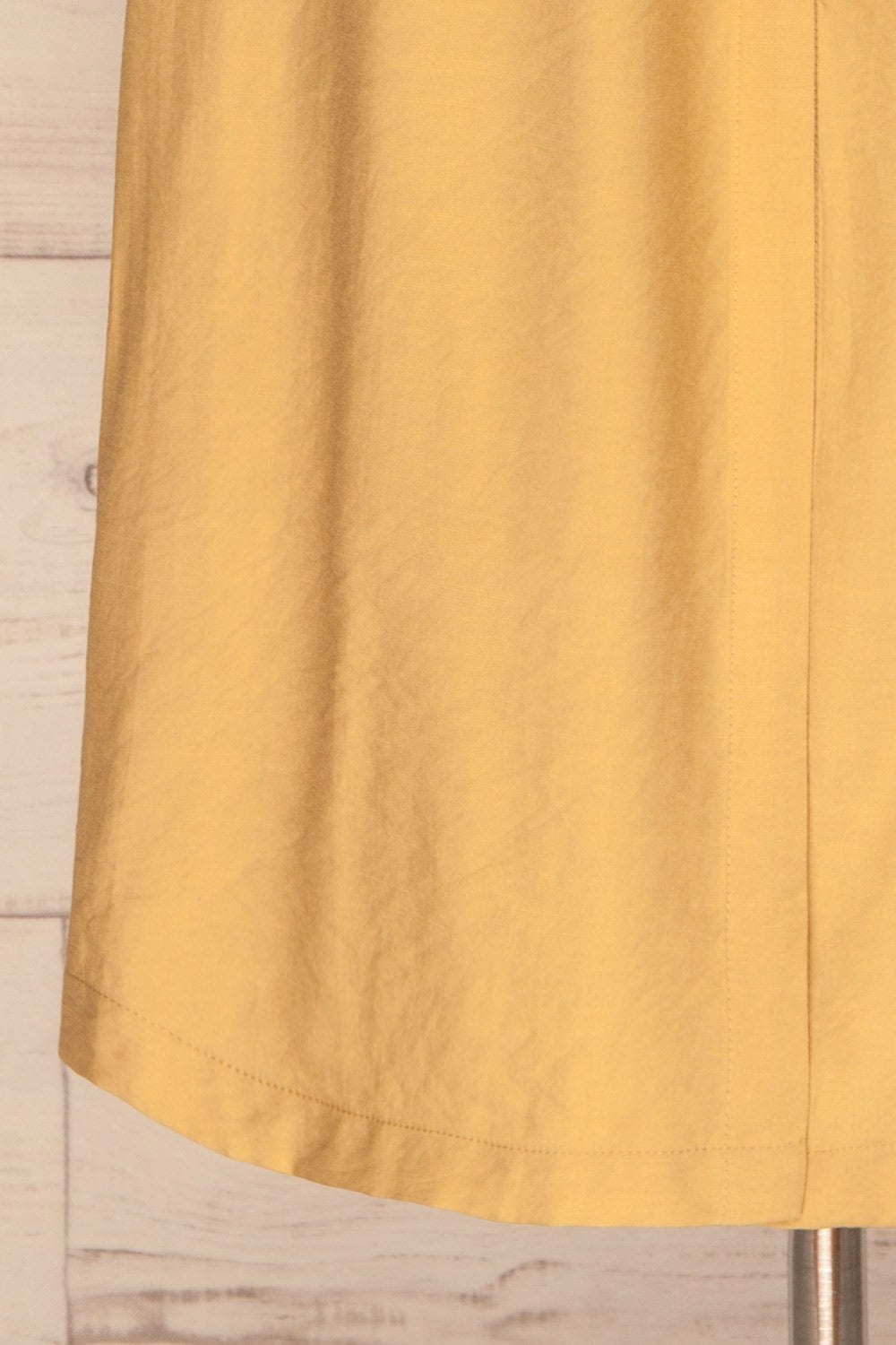 Lowenstein Yellow Button-Up Midi Dress | La petite garçonne bottom 