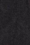 Loxley Navy Blue Corduroy Mini Skirt | La Petite Garçonne fabric detail