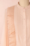 Lubien Dusty Rose Pink Long Sleeved Shirt | Boutique 1861 front close-up