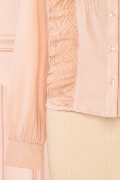 Lubien Dusty Rose Pink Long Sleeved Shirt | Boutique 1861 bottom