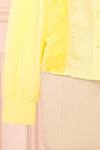 Lubien Yellow Long Sleeved Cropped Shirt | Boutique 1861 bottom