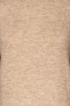Lubliniec Grey Puffy Sleeve Knit Sweater | La petite garçonne fabric