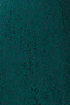 Ludvika Dark Green Fitted Lace Dress | Boutique 1861 fabric detail