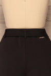 Lysekil Black Shorts w/ Pockets | La petite garçonne back close-up